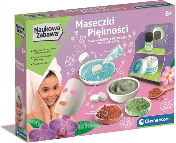 Videnskabeligt sæt til kosmetiske masker