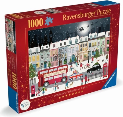RAVENSBURGER puslespil Londons juleånd 1000 brikker