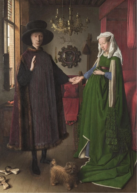 CLEMENTONI Puslespil Museumssamling: Arnolfini-parrets Bryllup (1434) 1000 brikker