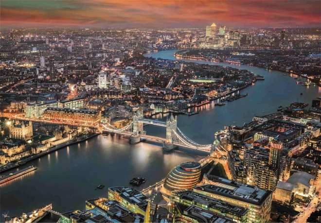 Puslespil 2000 brikker Londons fugleperspektiv