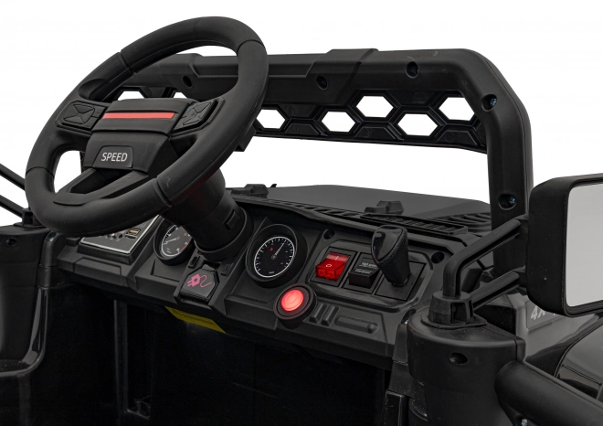 Børne elektrisk off-road bil sort