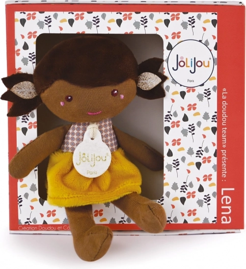 Dukke Jolijou Léna 16 cm gul