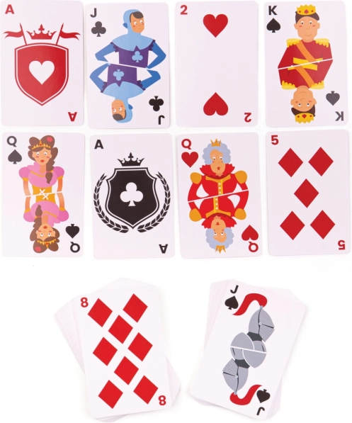 Klassiske spillekort BIGJIGS TOYS