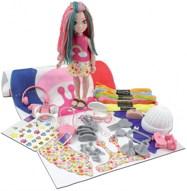 EDUCA Kreativt sæt My Model Doll Design: Casual stil