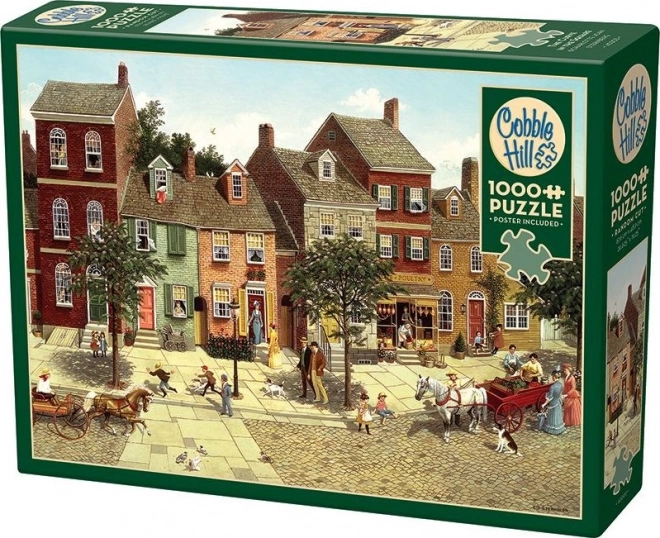 Puzzle COBBLE HILL Svinget på Torvet 1000 brikker