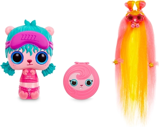 Pop Pop Hair Surprise 3-i-1 dukke Sidekick med overraskelse i håret