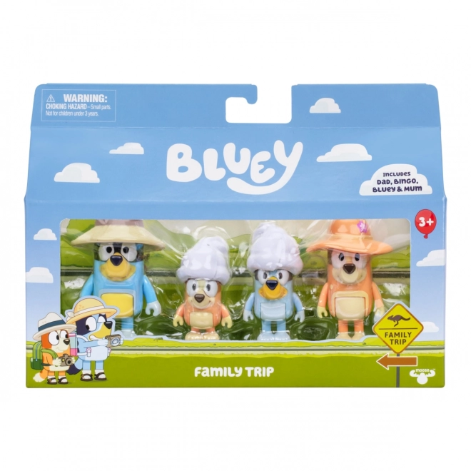 Figurer Bluey Familieudflugt