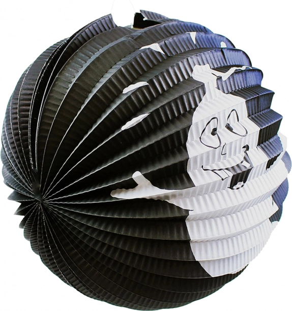 Papirlanterne med spøgelse 25 cm