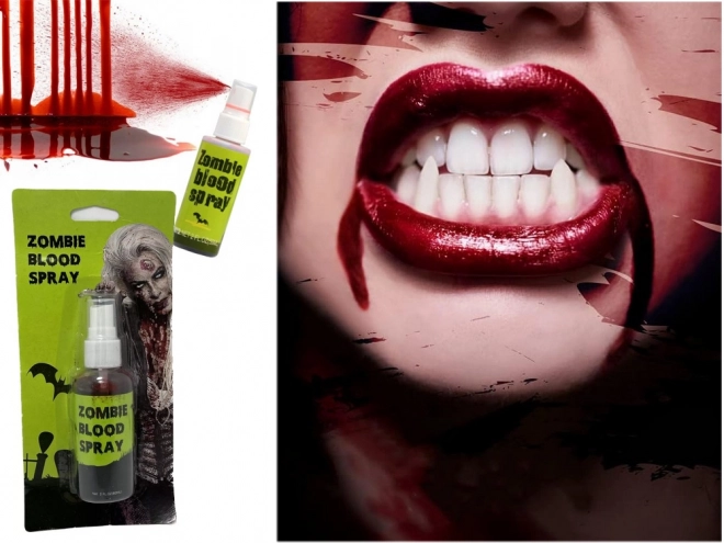 Halloween-spray med kunstigt blod