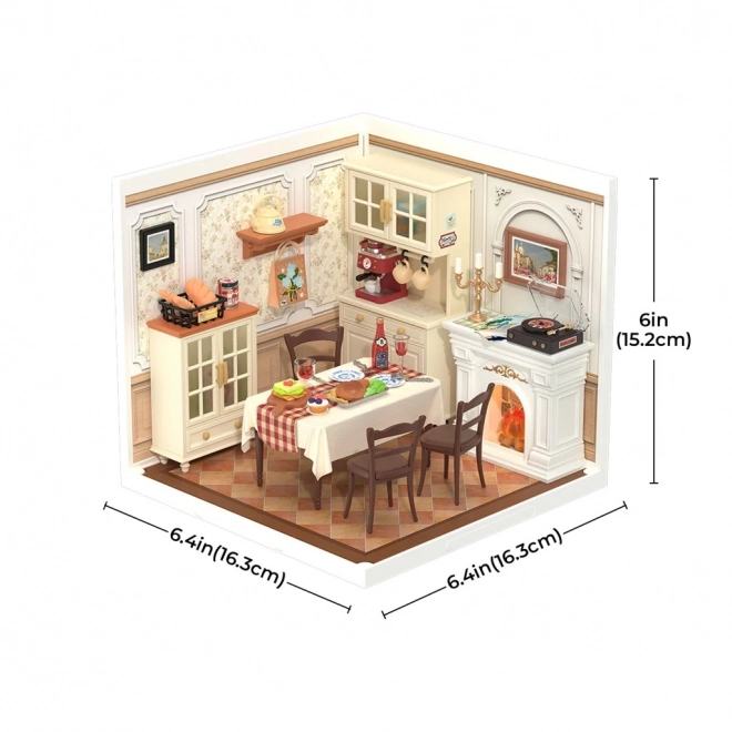 Miniature hus - hyggeligt spisestue