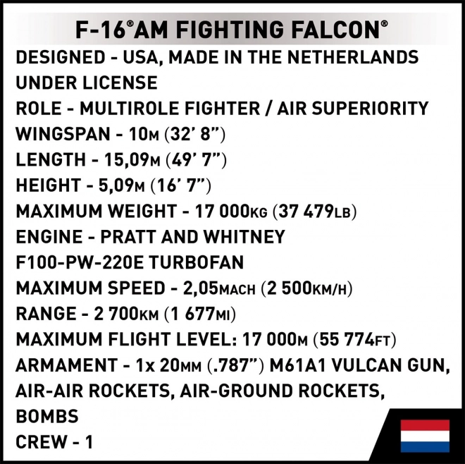 Byggesæt F-16 AM Fighting Falcon
