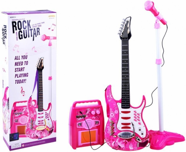 Guitar med indbygget højttaler