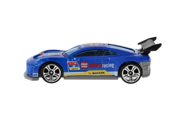 Auto racer 6 stk metal/plast 8cm til fri hånd i æske 10,5x27x4cm