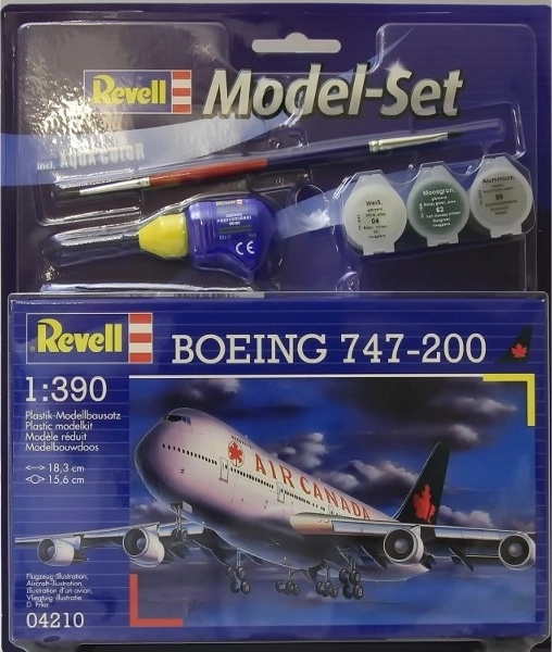 Modelbyggesæt Boeing 747-200 i skala 1:390