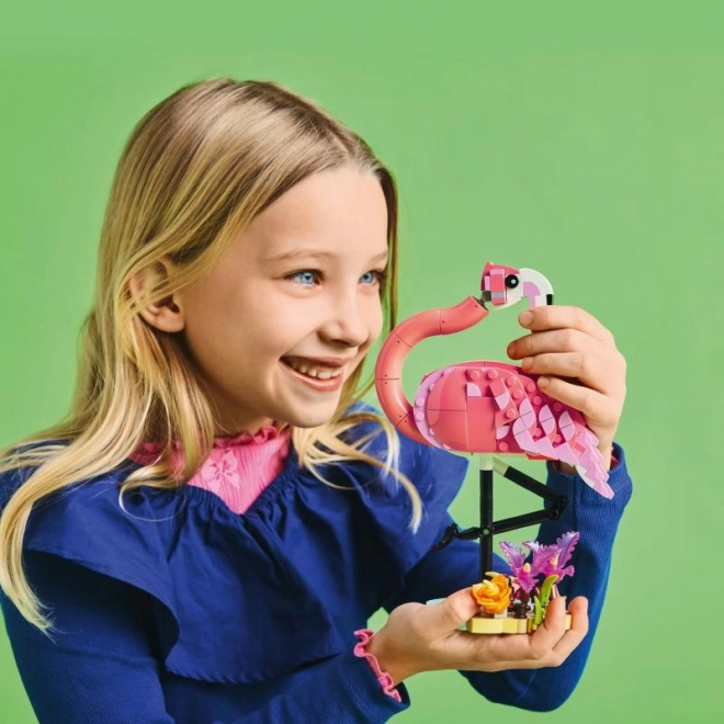 LEGO Creator 3 i 1 31170 Vilde dyr: Lyserød flamingo