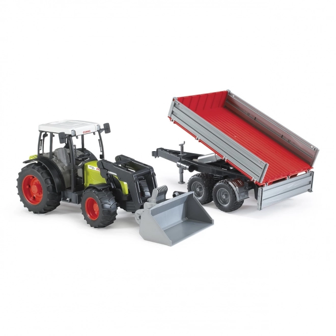 Bruder Traktor CLAAS Nectis 267F med læsser og anhænger