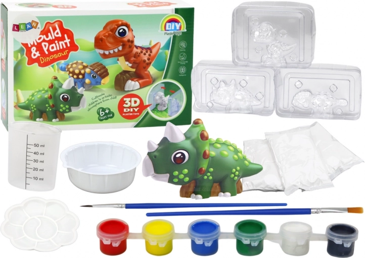 Kreativt sæt 3D dinosaurer til børn