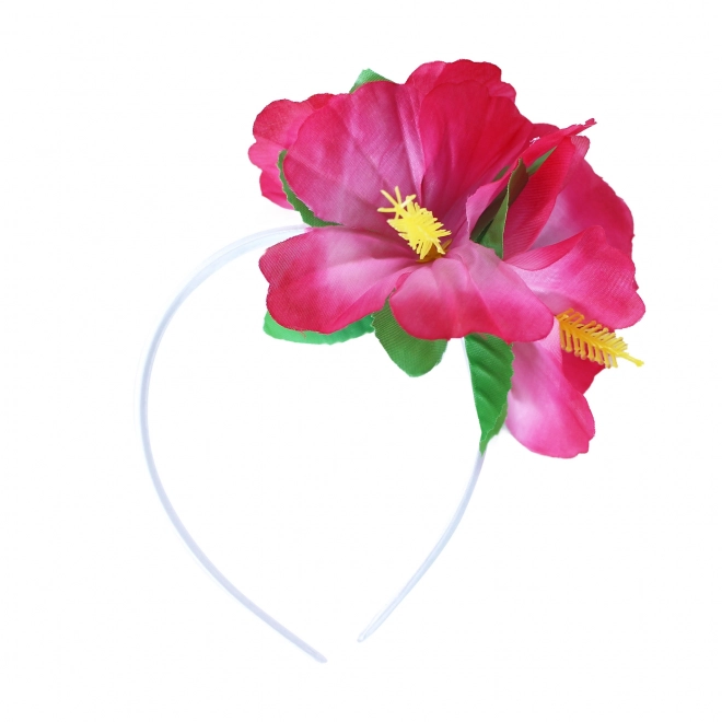 Hawaiiansk pandebånd 3 blomster