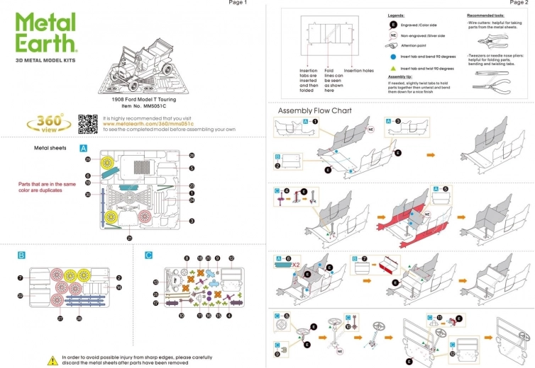 Bygning uden lim, trin for trin