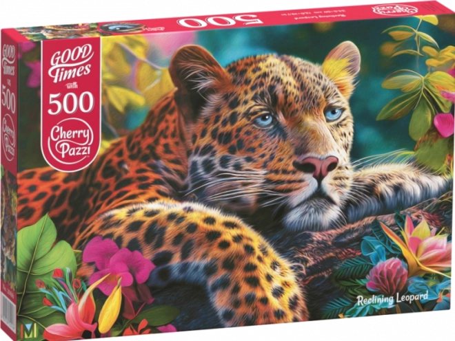 Puslespil Liggende leopard 500 brikker
