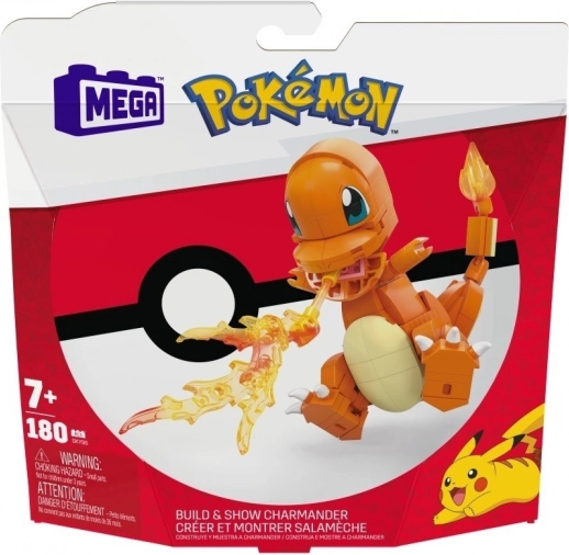 Byggesæt Pokémon Squirtle mellemstørrelse – samlbar figur – Charmander
