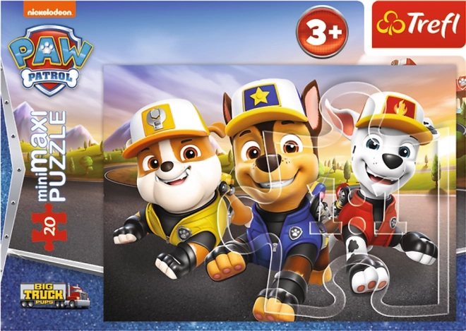 Puzzle Paw Patrol miniMAXI 20 brikker