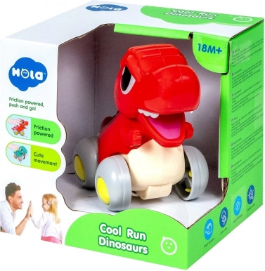 Interaktiv dinosaur på hjul med bevægelig kæbe