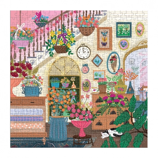 Galison Puslespil Blomsterbutik Joy Laforme 500 brikker