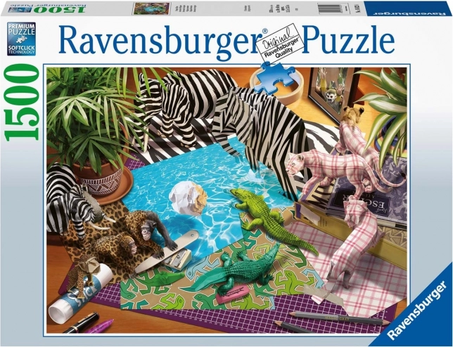 Ravensburger puslespil origami-eventyr – 1500 brikker