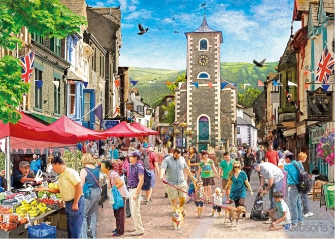 Puslespil GIBSONS - Keswick, 1000 brikker