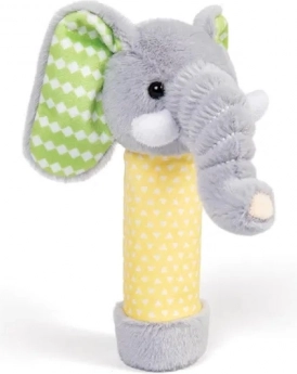 Plyslegetøjs-rasle elefant BIGJIGS TOYS