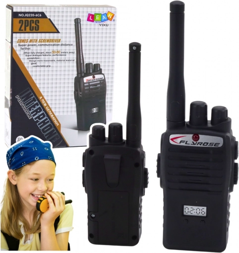 Sæt Walkie Talkie til børn med rækkevidde 50-60 m