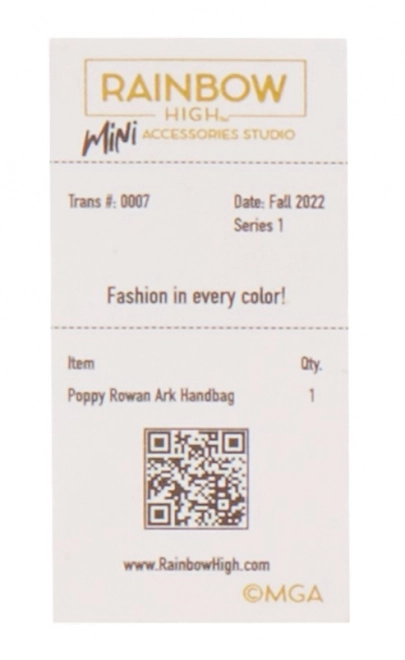 Taske Rainbow High Accessories Studio Series 1