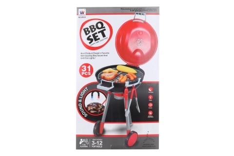 Stor grill på batterier