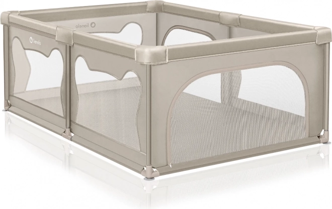Børnegård Lionelo Willow i farven beige sand