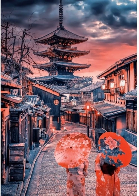 Puslespil Aften i Kyoto 500 brikker CLEMENTONI