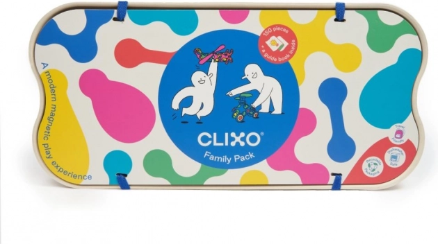 Magnetiske byggesæt Clixo Family Pack - 150 dele