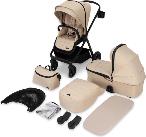 Kombivogn 2-i-1 MoMi GISELLE beige 2024