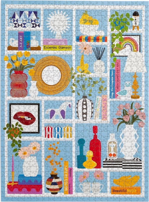 GALISON Puslespil Jonathan Adler - Shelfie 1000 brikker