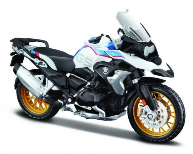 Metalmodel af motorcykel BMW R 1250 GS med stativ 1/18