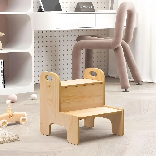 Køkkenhjælper Børnetrapper af krydsfiner ECOTOYS