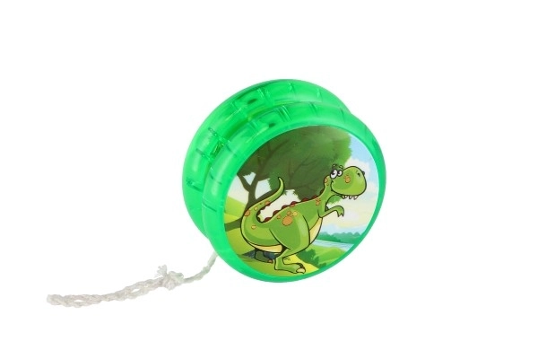 Jojo dinosaurer lyser plast 6cm med batteri mix arter 12 stk i boks