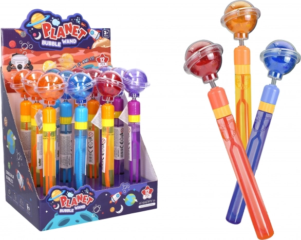 Lysende sæbebobler planet, 70 ml, 28 cm