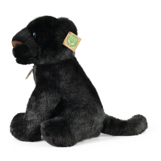 Plys panter siddende 30 cm ECO-FRIENDLY