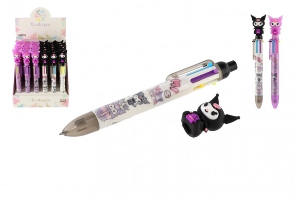 Pen med seks farver og figur