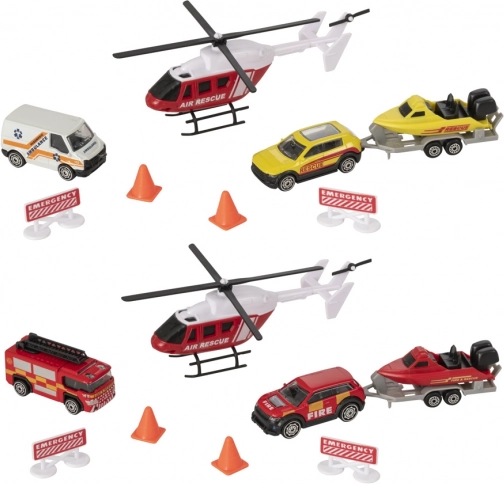 Støbt helikopter med realistiske detaljer