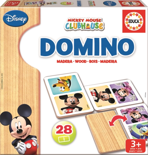 Trædomino Mickey og Minnie