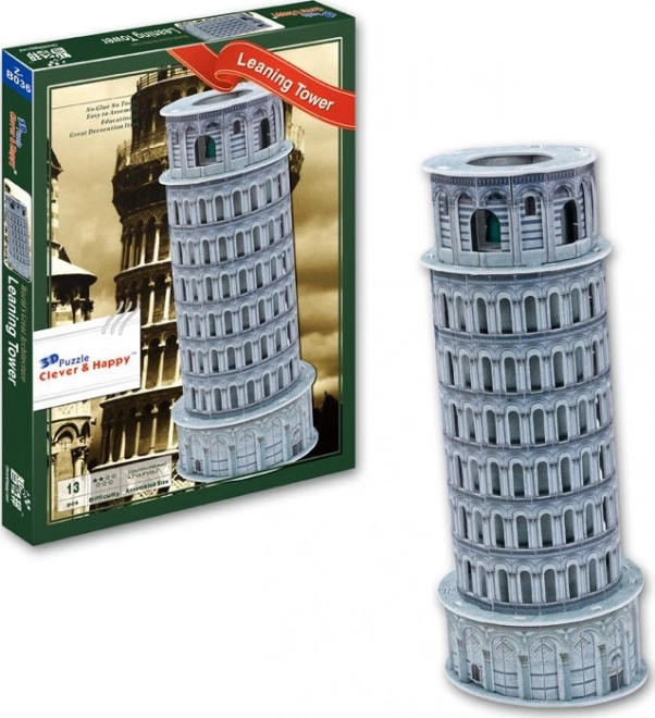 3D puslespil Skæve Tårn i Pisa