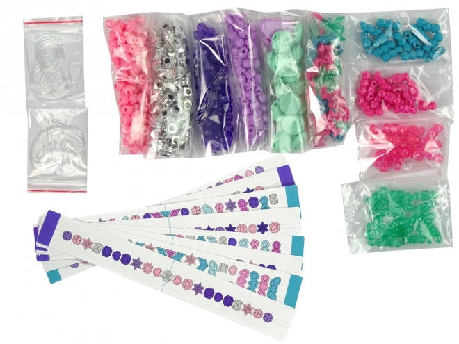 Sæt til fremstilling af armbånd Farvede perler Creator Container