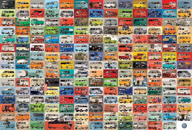 Puslespil EUROGRAPHICS VW Groovy Bus 2000 brikker